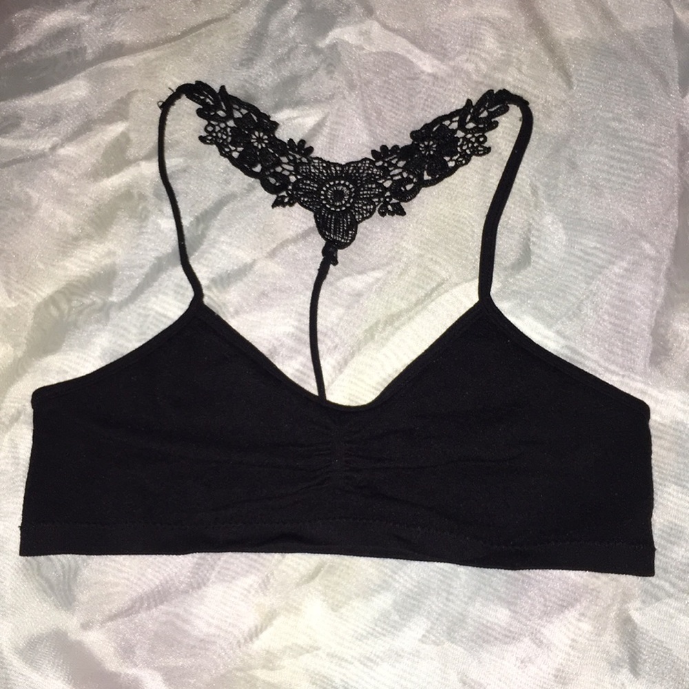 Black bralette
